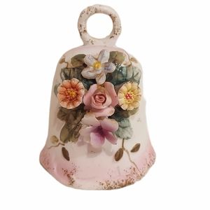 Floral Ceramic Bell